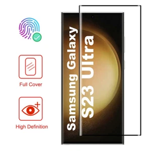 Glass Screen Protector For Samsung Galaxy S23/S22+ Supports Fingerprint unlock - Picture 1 of 17