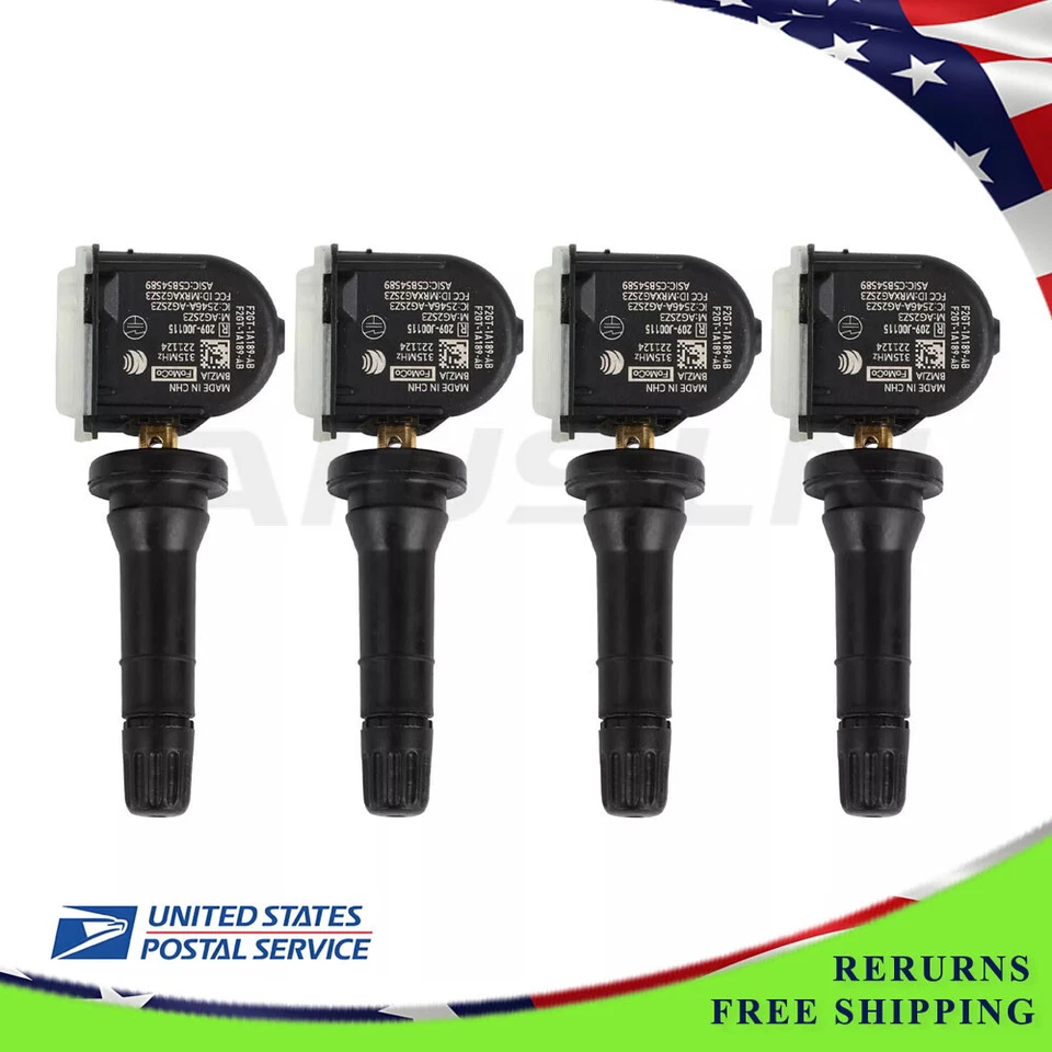 4PCS Genuine Tire Pressure Sensor For F150 Explorer Mustang TPMS35 F2GZ1A189AB - Imagem 1 de 4
