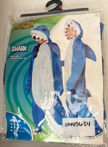 Spirit Halloween Blue Shark Kids Costume XS/S  3-4 - Picture 1 of 3