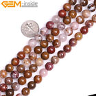 Natural AA Brown Aqua Nueva Agate Loose Beads Women Jewelry Making Strand 15''