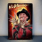 Nightmare On Elm Street Retro Horror Movie Metal Poster Tin Sign - 20x30cm Plate