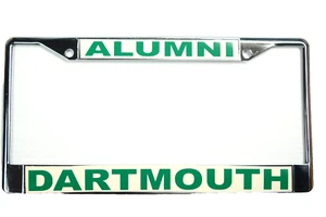 DARTMOUTH License Plate Frame, Polished Chrome, ALUMNI/DARTMOUTH   03710 - Picture 1 of 1