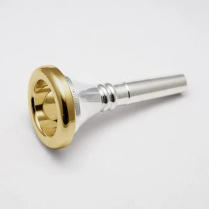 Genuine Marcinkiewicz 24K Gold Rim & Cup Tuba Mouthpiece, H1 NEW! Ships Fast! - Picture 1 of 5