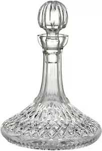 Waterford Lismore Ships Decanter - Crytal Bourbon Decanter - BRAND NEW CONDITION - Picture 1 of 5