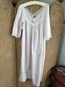 Camisón vintage pequeño rosa largo desgastado - Imagen 1 de 17