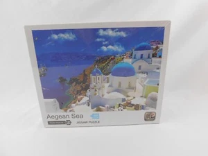 NEW 1000 Piece Jigsaw Puzzle "Aegean Sea" Greek Island of Santorini Sealed - Picture 1 of 4