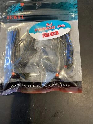 Plantilla de finura Jewel Bait Company 5/16 oz 2 unidades azul keechobee Foto 1 de 2
