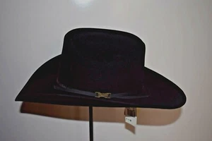 7 Black Suede 10X Baileys Hat - Picture 1 of 5