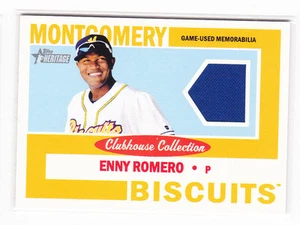 ENNY ROMERO 2013 TOPPS HERITAGE JUEGO USADO DE TARJETAS DE RECUERDOS RAYOS USADOS - Imagen 1 de 1