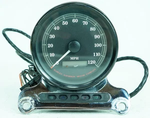 97 Harley Sportster Hugger XL883 Speedo Speedometer Instrument Gauge 32K 1374 - Picture 1 of 20