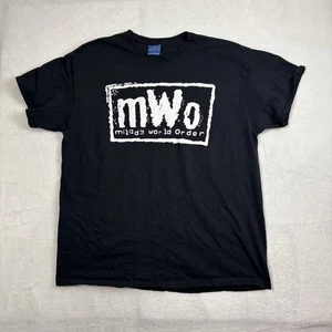 Milady World Order MWO schwarz kurzärmliges Parodie Grafik Hemd Herren XL - Bild 1 von 7