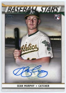 Autógrafos Topps Baseball Stars 2020 #BSASMU Sean Murphy Oakland A's - Imagen 1 de 2