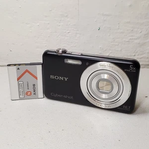 Cámara digital Sony Cyber-shot DSC-W710 16,1 MP negra probada con batería ¡Excelente! - Imagen 1 de 6