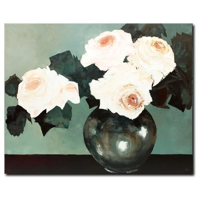 NOVAARTE Acryl Gemälde Bild Blumen Abstrakte Malerei Kunst Modern Rosen ORIGINAL - Bild 1 von 4