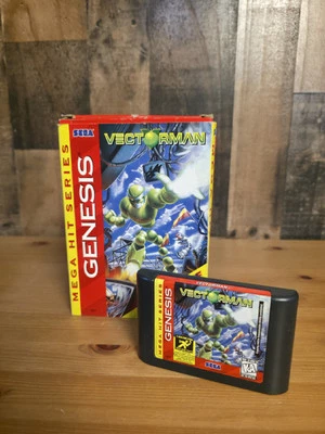 Vectorman (Sega Genesis, 1995) Cardboard Box /Game Mega Hit Series - Image 1 of 4