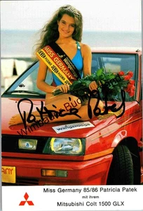 Original Autogramm Patricia Patek Miss Germany 1985/86 /// Autograph signiert si - Bild 1 von 2