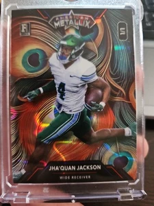 2023 Wild Card American Metallix 2024 NSCC Jha'Quan Jackson Rookie RC 1/1 - Picture 1 of 2