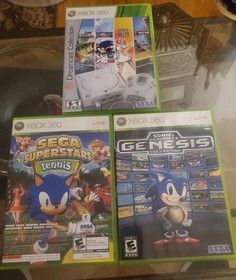 Xbox 360 lot, Dreamcast Collection,Genesis Collection,Sega Tennis,XBLA 