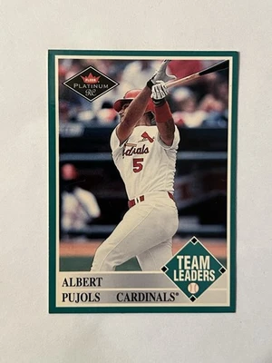 Fleer Platinum 2001 - Líderes de equipo Albert Pujols #435 (RC) Foto 1 de 2