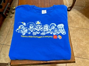 McDonalds s/s t-shirt blue size L - Picture 1 of 5