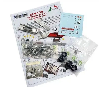 Tameo Kits SLK139 Ferrari 312 F1 G.P. Spagna 1969 Kit Montaggio 1/43 - Immagine 1 di 3