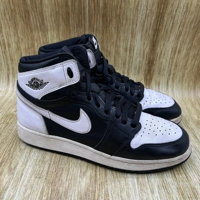 Nike Air Jordan 1 Retro High OG Sneakers Donna Taglia 8.5 Nero Bianco FD1437-010 - Immagine 1 di 4