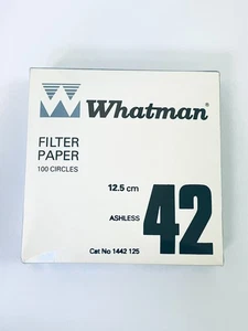 125mm Whatman® Filterpapier, aschefrei, Grade 42,1442-125 - Bild 1 von 3