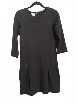 Vestido para mujer Lacoste pequeño 36 negro cambio mini elástico cuello redondo manga 3/4 Foto 1 de 4