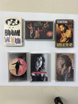 Vintage 90s Dance Pop Cassette Lot of 6: Technotronic Gloria Estefan + More VG Foto 1 de 4