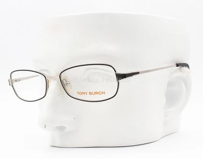 Tory Burch TY 1024 384 Eyeglasses Frame Glasses Black & Silver 52-16-135 - Image 1 of 4
