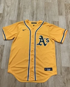 Oakland A's Athletics Nike Blank Alternate Gold Replica Team Jersey Size Medium - Bild 1 von 6