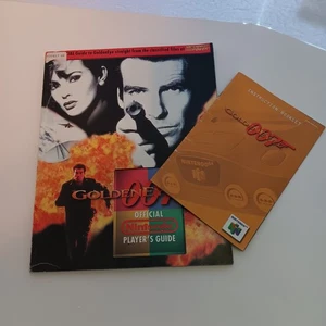 Goldeneye 007 N64 Manuals, Lot of 2, used some wear see photos - Picture 1 of 13