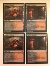 Rakdos Guildgate 4X X4 - Return to Ravnica COMMON Land LIGHTLY PLAYED