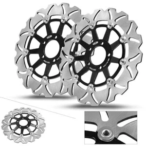 Brake Disc Rotors Fit Kawasaki ZXR 400 750 Ninja ZRX 1100 ZRX S 1200 ZRX 1200 - Picture 1 of 11