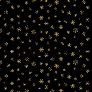 Feline Drive Stoff HOLIDAY BLENDERS Metallic Schneeflocken Fat Quarter (18x22") FQ - Bild 1 von 8