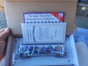 Rare Dallas Cowboys hawthorne village Ho Train 5x Superbowl box car & coa NIB - Picture 1 of 2