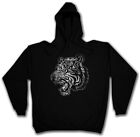 Tribal Tiger Ii Hoodie Sweatshirt Celtic Celts Religion Symbol Tattoo Art