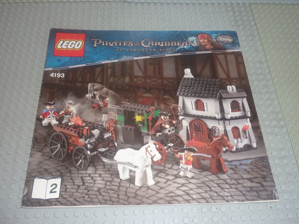 LEGO Notice de Montage Instruction Pirates Des CaraÏbes Set 4193 Livret 2 - Photo 1/1