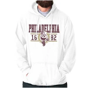 Cool PACMAN Arcade Game Philadelphia Varsity Hoodie Hooded Sweatshirt Men Women - Picture 1 of 7