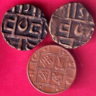 3 DIFFERENT COPPER COINS SET #ZZ1928 - Image 1 of 2