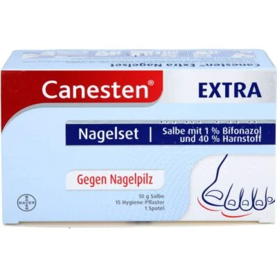 BAYER VITAL GMBH CANESTEN Extra Nagelset 1 St PZN 00619053