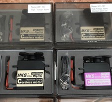 MKS digital titanium servos ( 4 ) SPECIAL OFFER see description for details