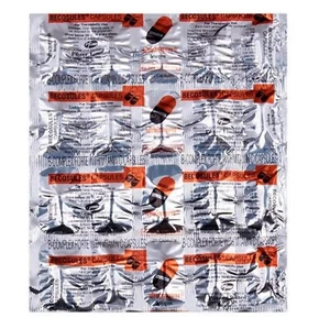 Becosules Capsules Vitamin B-complex with Vitamin C For Sore Tongue Free Ship - Picture 1 of 2