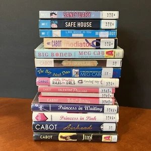 Lot: 15 Meg Cabot Books Jinx Princess Diaries Series Big Boned Sanctuary Airhead - Picture 1 of 12