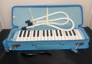 37 Key Mugig Melodica With Case And Extras Light Blue Benefits Charity - Picture 1 of 10