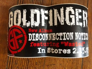 Goldfinger the band stickers (two)promo for 2005 for the Diconnection Notice cd - Picture 1 of 2