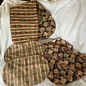Juego de 4 alfombras de mesa con estampado de cerámica del suroeste de colección años 90 - Imagen 1 de 5