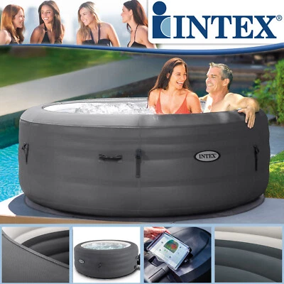 Intex Whirlpool Simple Spa Ø 196x66cm aufblasbar Purespa outdoor für 4 Personen - Bild 1 von 4