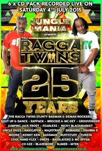 Jungle Mania Presents – Ragga Twins – 25 Years (25RT6CD) - Foto 1 di 1