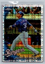 JOSH HAMILTON 2010 TOPPS CHROME XFRACTOR CARD #57 Rangers